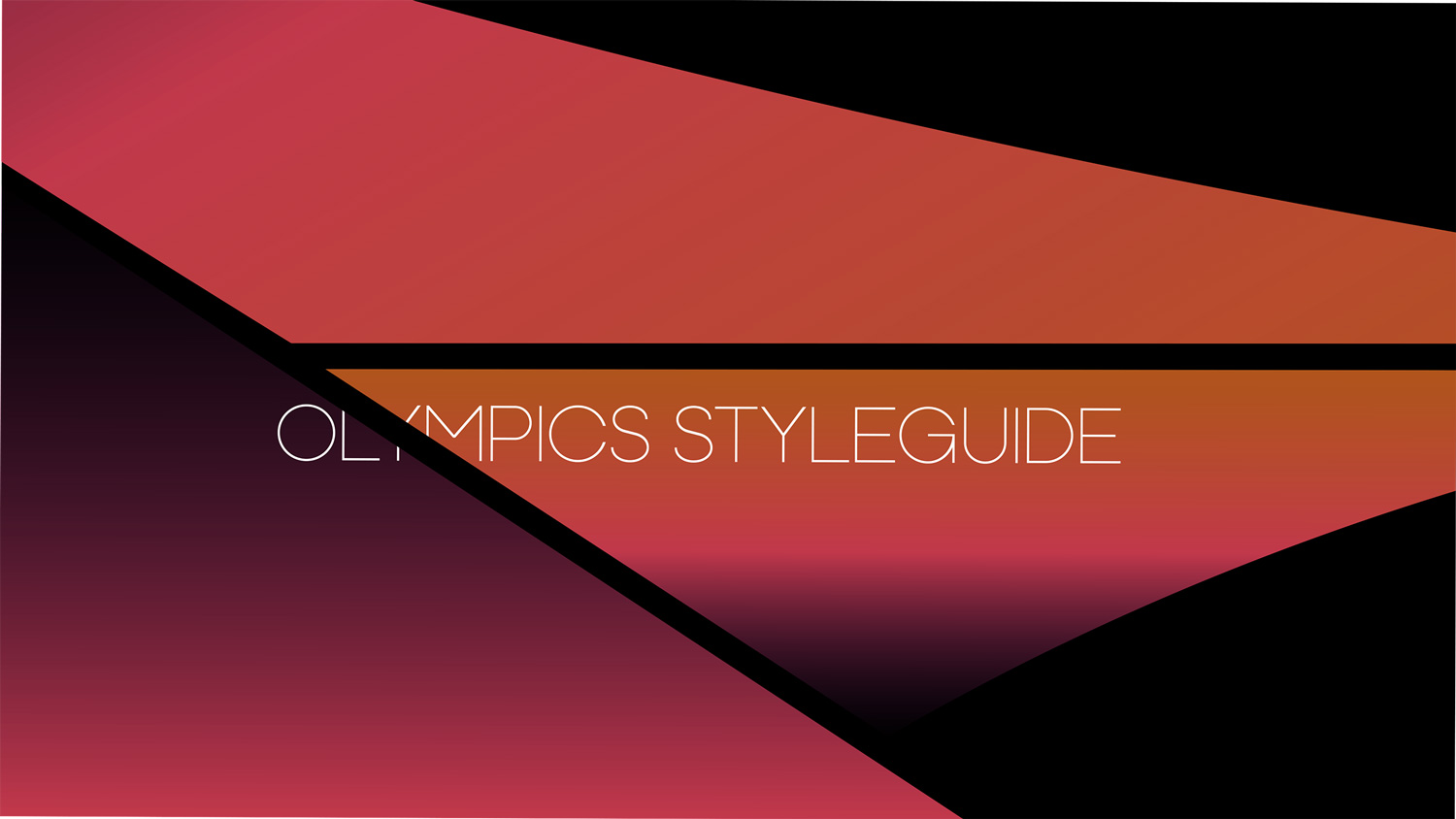 Olympics Styleguide